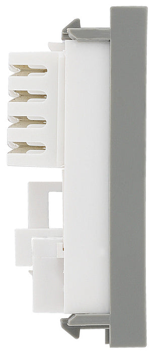 BG EMRJ45C5EG Euro Module Data RJ45, CAT5e (IDC) - Grey - westbasedirect.com