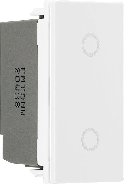 BG EMTDMW Euro Module Master Touch LED Dimmer - White - westbasedirect.com