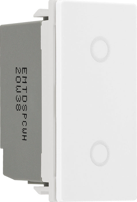 BG EMTDSPCWH Euro Module Secondary Touch LED Dimmer - PC White - westbasedirect.com