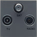 BG EMTVFMSATG Euro Module TV, Radio, Dual Satellite - Grey - westbasedirect.com