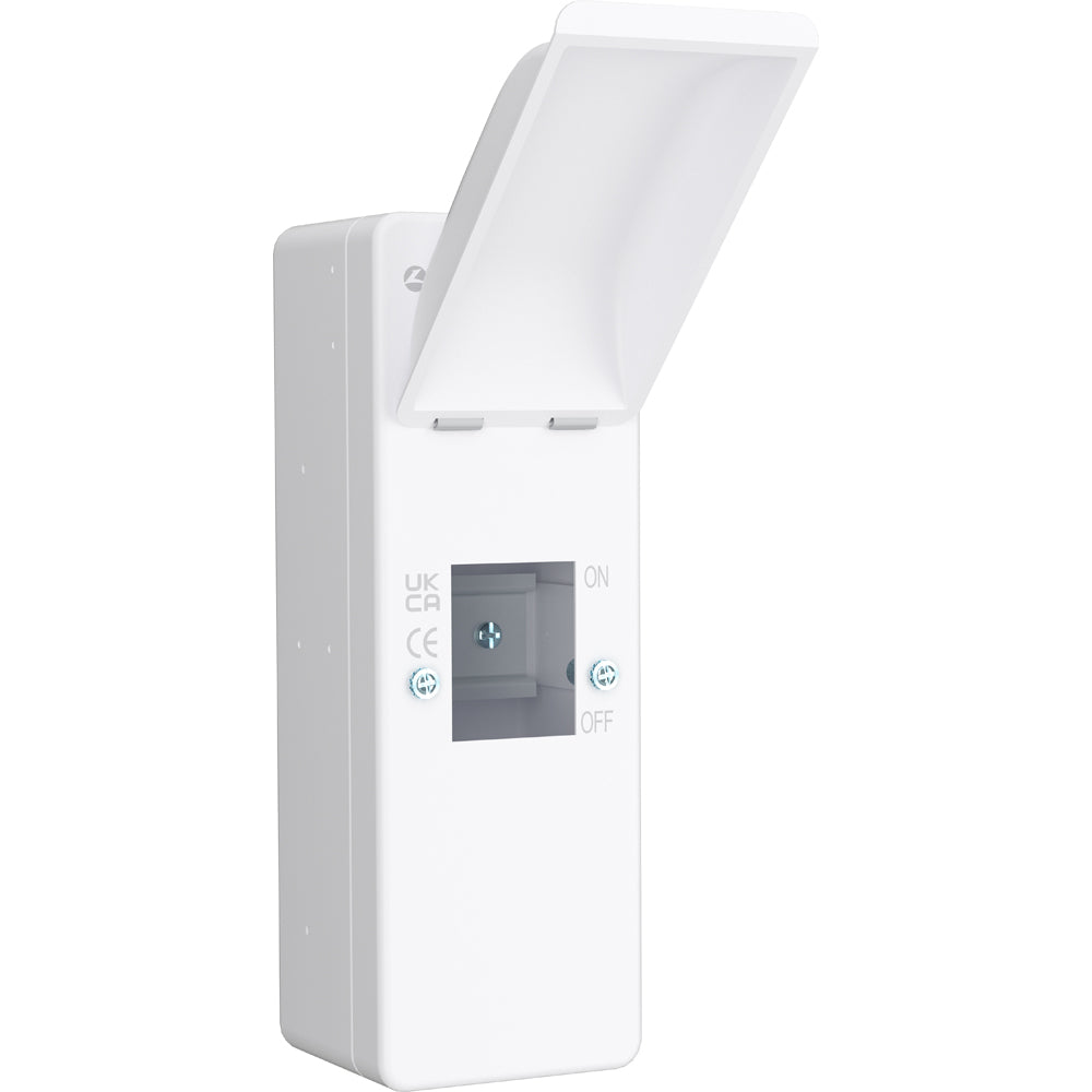 LIVE Electrical EMU2 2-Way IP40 Metal Enclosure with Lid – White Steel ...