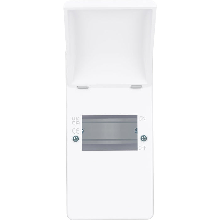 LIVE Electrical EMU4 4 Way IP40 Metal Enclosure with Lid