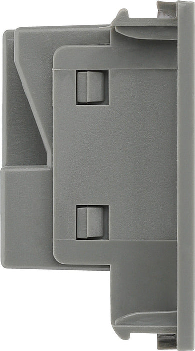 BG EMUNVG Euro Module Universal Unswitched Socket - Grey - westbasedirect.com