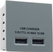 BG EMUSB3G Euro Module 3.1A USB Charger - Grey - westbasedirect.com