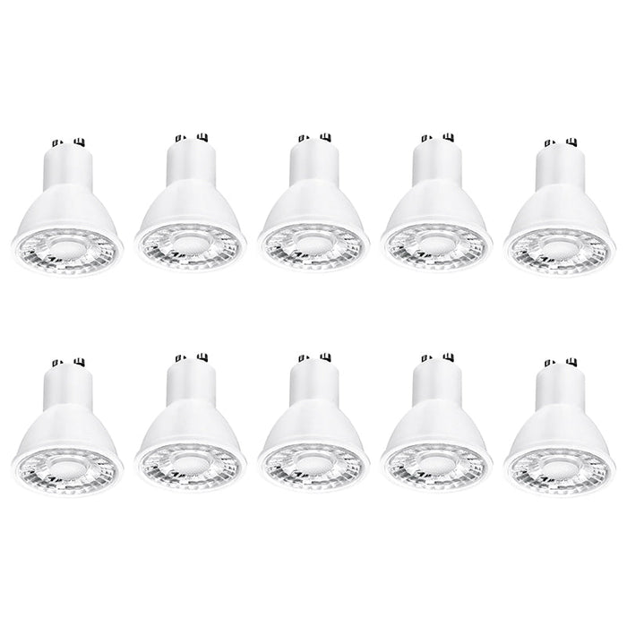 Aurora EN-DGU55/27 ClearVu 5W 38° 480lm GU10 LED Dimmable Extra Warm White Lamp 2700K (10 Pack)