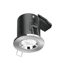 Aurora EN-FD101PC EFD GU10 Fixed Lock Ring Aluminium Fire-Rated Downlight - Polished Chrome