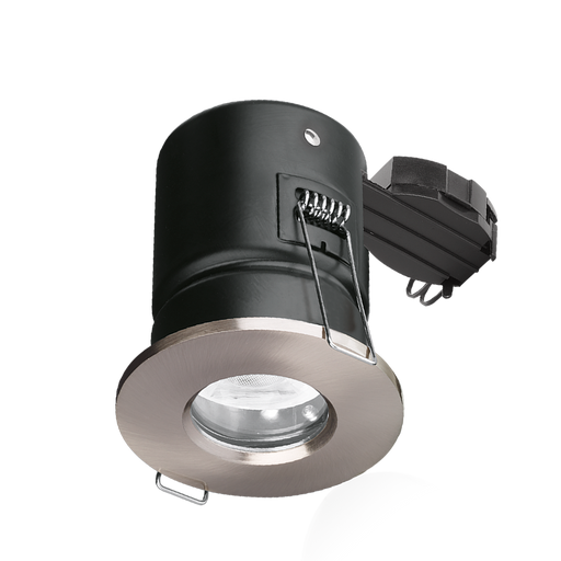 Aurora EN-FD103SN EFD GU10 IP65 Aluminium Fire-Rated Downlight - Satin Nickel - westbasedirect.com