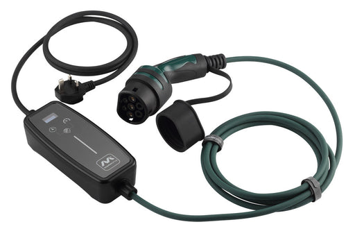 Masterplug EVCM221005 Mode 2 EV Charging Cable 5m 3 Pin UK Plug To Type 2 - westbasedirect.com