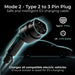 Masterplug EVCM221005 Mode 2 EV Charging Cable 5m 3 Pin UK Plug To Type 2 - westbasedirect.com