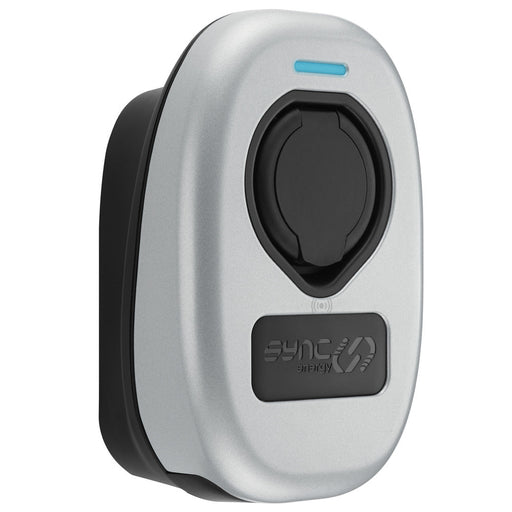 Sync Energy EVWC2S22GGR EV Wall Charger 22kW Three Phase Type 2 Socketed Wi-Fi/LAN/4G/RFID - Black - westbasedirect.com