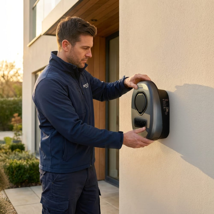 Sync Energy EVWC2S7GG EV Wall Charger 7.4kW Single Phase Type 2 Socketed Wi-Fi + 4G* (incl. CT clamp) - westbasedirect.com