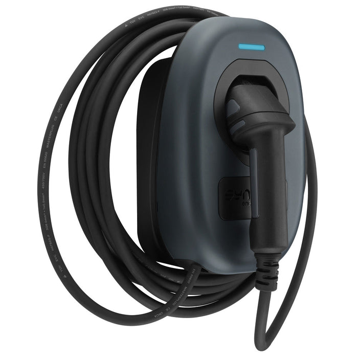 Sync Energy EVWC2T7GG EV Wall Charger 7.4kW Single Phase Type 2 Tethered Wi-Fi + 4G*, 7.5m cable (incl. CT clamp) - westbasedirect.com