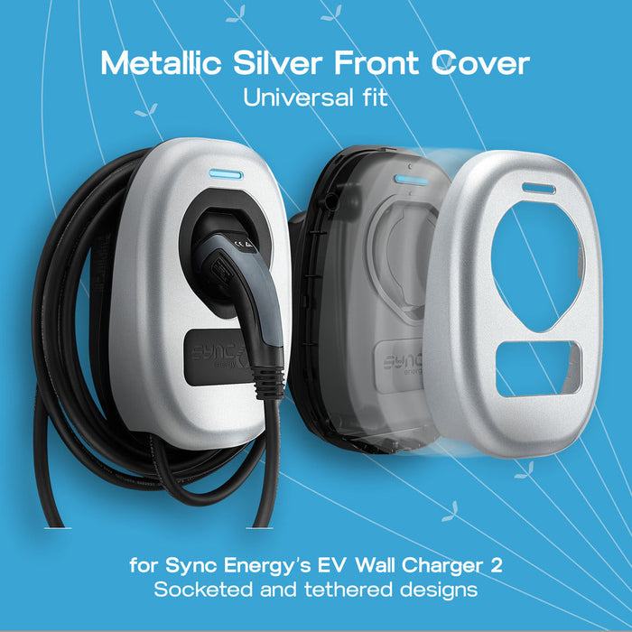 Sync Energy EVWC2TMMS Replacement Metal Cover Trim for EVWC2X in Metalic Silver - westbasedirect.com