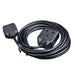 Masterplug 1 Socket 10m 13A Heavy Duty Extension Lead Black - westbasedirect.com