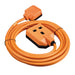 Masterplug 1 Socket 10m 13A Heavy Duty Extension Lead Orange - westbasedirect.com