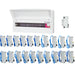 FuseBox F3021MZ 21 Way T2 SPD Consumer Unit + 20 Type A RCBOs & 1x FREE DIN Rail Blanks - westbasedirect.com