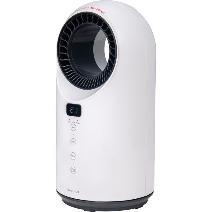 Masterplug FANPTC150WUK Breeze SmartEnergy Bladeless Heater & Fan with Remote Control 1500W White