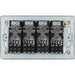 BG FBS84 Flatplate Screwless 2-Way Quad Trailing Edge Dimmer Push On/Off - Brushed Steel - westbasedirect.com