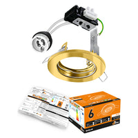 Brite-R FDL Fixed Downlight Gold