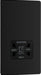 BG FFB20B Flatplate Screwless Dual Voltage Shaver Socket - Black Insert - Matt Black - westbasedirect.com