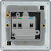 BG FFB29B Flatplate Screwless Single Round Pin Unswitched 5A Socket - Black Insert - Matt Black - westbasedirect.com