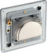 BG FFB67 Flatplate Screwless Triplex TV/FM/Sat Socket - Matt Black - westbasedirect.com