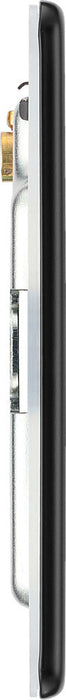 BG FFB94 Flatplate Screwless Single Blanking Plate - Matt Black - westbasedirect.com