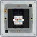 BG FFBRJ451 Flatplate Screwless RJ45 Single Data Outlet Socket - Matt Black - westbasedirect.com