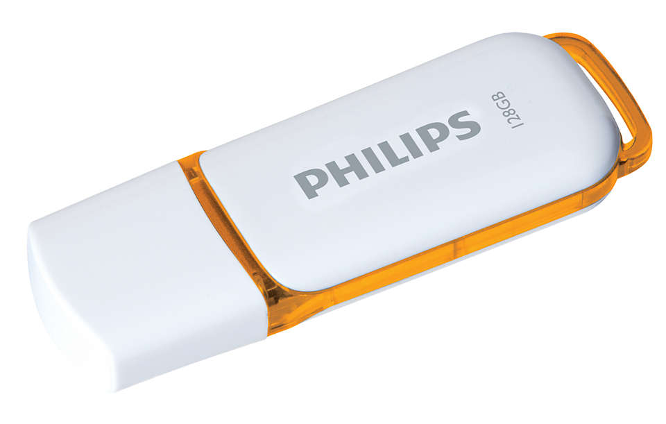 Philips USB 2.0 128GB Snow Edition Orange - westbasedirect.com