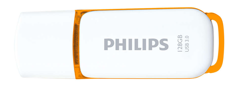 Philips USB 3.0 128GB Snow Edition Orange - westbasedirect.com