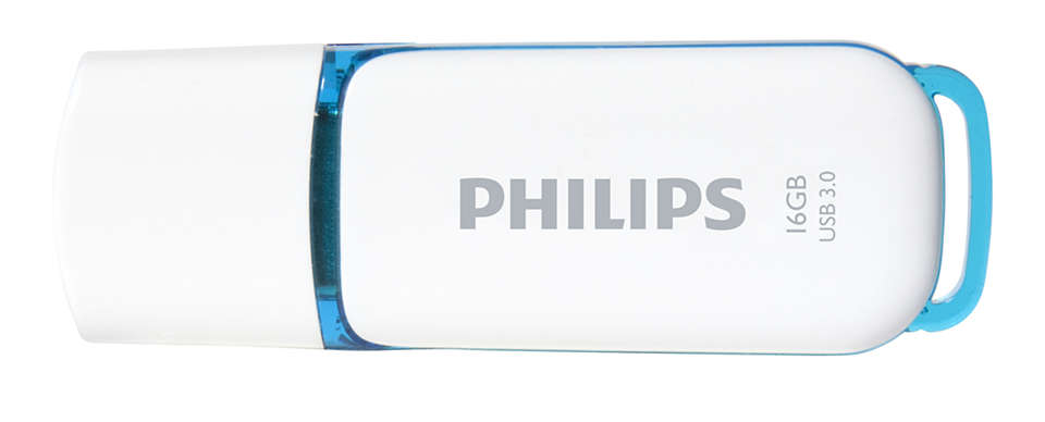 Philips USB 3.0 16GB Snow Edition Blue - westbasedirect.com