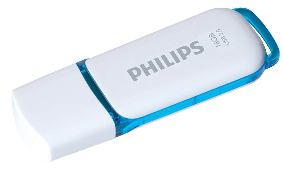 Philips USB 3.0 16GB Snow Edition Blue - westbasedirect.com