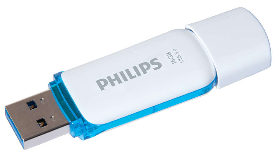 Philips USB 3.0 16GB Snow Edition Blue - westbasedirect.com