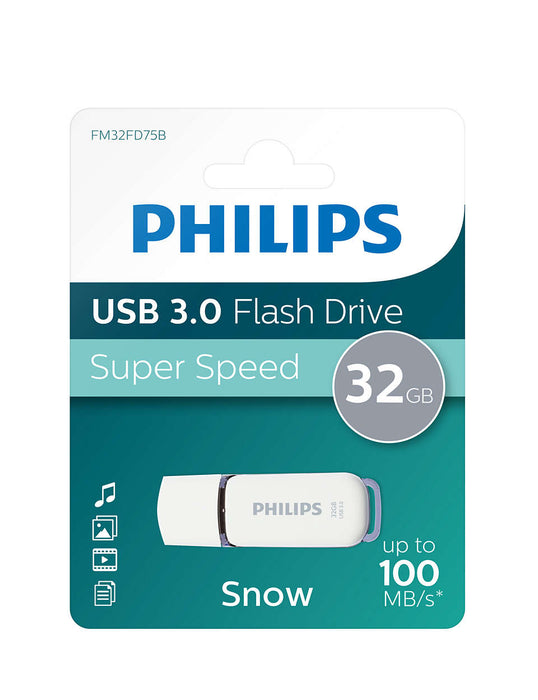 Philips USB 3.0 32GB Snow Edition Grey - westbasedirect.com