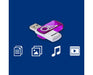 Philips USB 2.0 64GB Vivid Edition Purple - westbasedirect.com