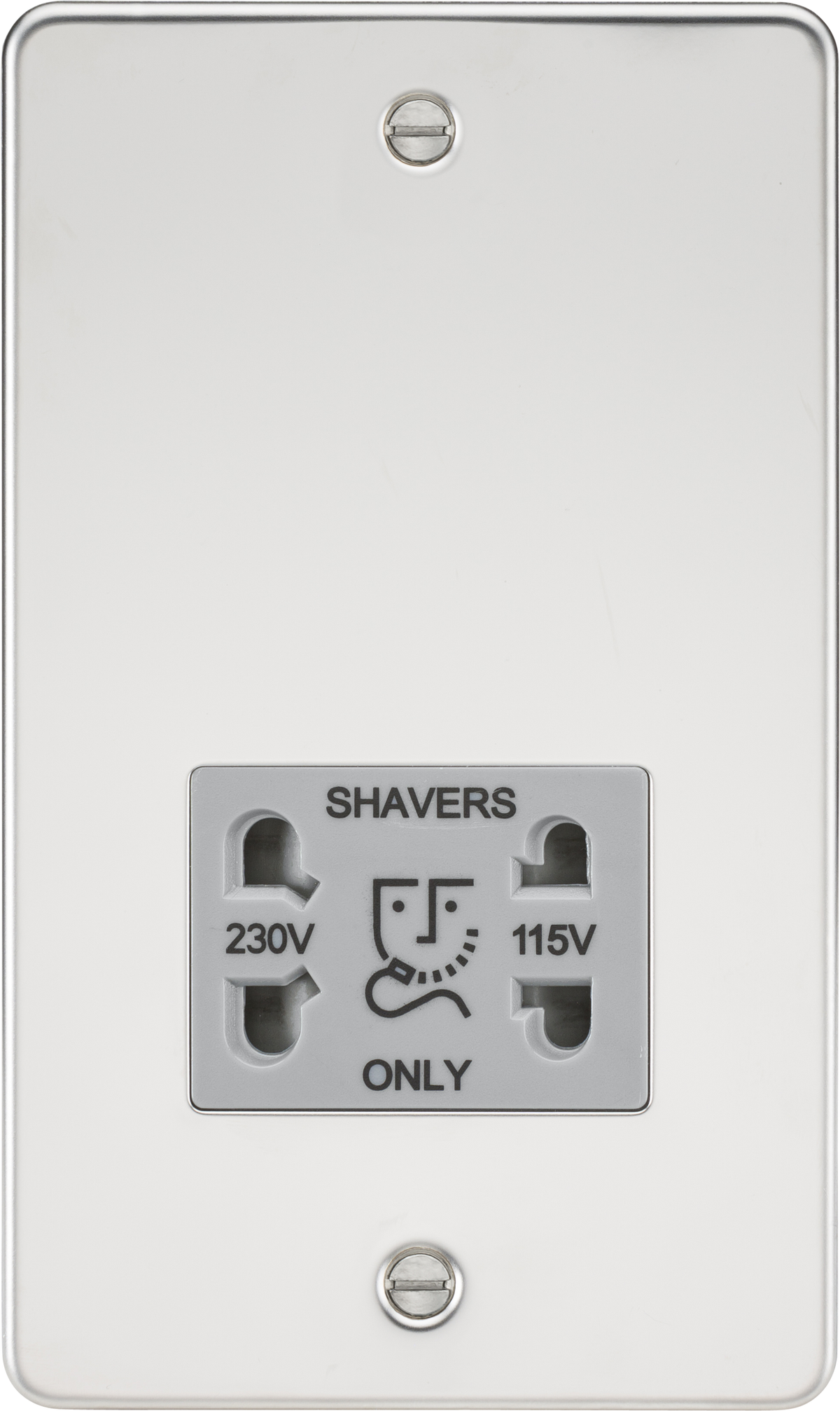 Knightsbridge FP8900PCG Flat Plate 115/230V Dual Voltage Shaver - Poli ...