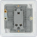 BG FPC12 Flatplate Screwless Single Light Switch 10A - Polished Chrome - westbasedirect.com