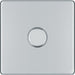 BG FPC81 Flatplate Screwless 2-Way Single Trailing Edge Dimmer Push On/Off - Polished Chrome - westbasedirect.com