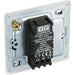 BG FPC81 Flatplate Screwless 2-Way Single Trailing Edge Dimmer Push On/Off - Polished Chrome - westbasedirect.com