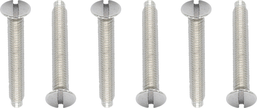 BG FPFS26/10 M3.5 x 26mm Flat Head Screws (10 Pack) - Brushed Steel - westbasedirect.com