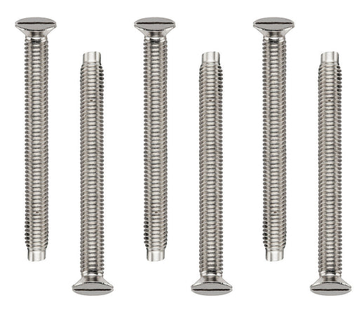 BG FPFS36/10 M3.5 x 36mm Flat Head Screws (10 Pack) - Brushed Steel - westbasedirect.com