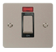 Click Define FPPN501BK Flat Plate 45A Ingot 1G Double Pole Switch + Neon - Pearl Nickel (Black) - westbasedirect.com