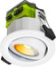 Luceco FTA6WD2W FType MK2 4W/6W 690lm Power Change & CCT Change 3000K/4000K Dim2Warm IP20 White - Adjustable - westbasedirect.com