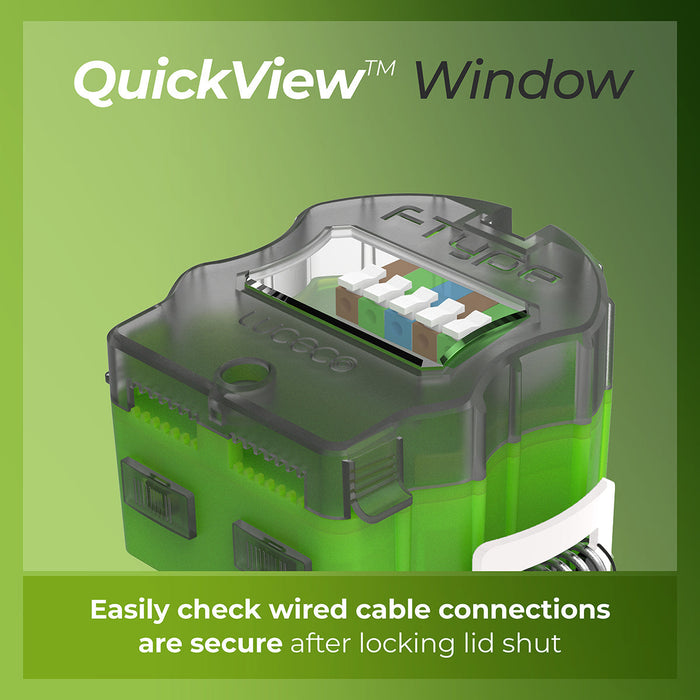 Luceco FTR6WD2W FType MK2 4W/6W 690lm Power Change & CCT Change 3000K/4000K Dim2Warm Dimmable IP65 White - Regressed (6 Pack)