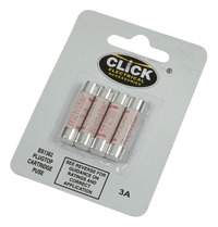 Click FU036 Card Of 4 X 3A Fuses