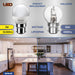 Brite-R 3W B22 BC Golf LED Bulb Warm White 3000K - westbasedirect.com