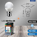 Brite-R 7W B22 BC Golf LED Bulb Cool White 6500K - westbasedirect.com