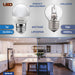 Brite-R 7W E27 ES Golf LED Bulb Warm White 3000K - westbasedirect.com