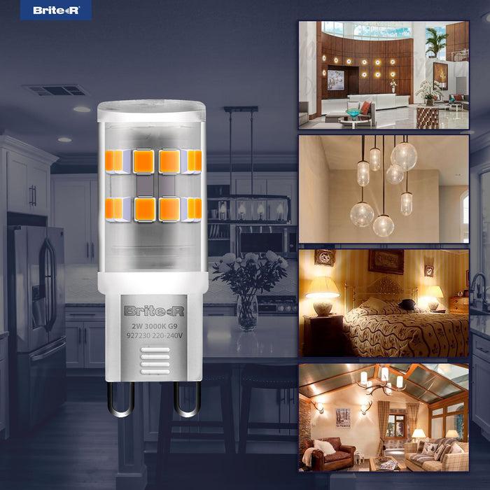 Brite-R 2W G9 LED Bulb Warm White 3000K - westbasedirect.com