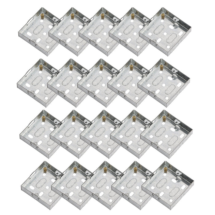 Knightsbridge GSK16 1G 16mm Galvanised Steel Box (20 Pack)